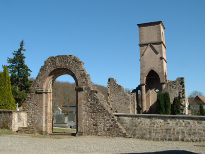 Ruines de l'église Saint Blaise (Crédits : A. Ehret)